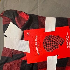 Target Wondershop 2 pc flannel Christmas pj set. Size 2T.